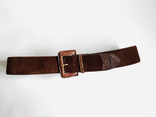 Ceinture cuir suédé - en, et