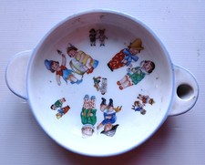 Assiette chauffante bébé ancienne Porcelaine de Limoges