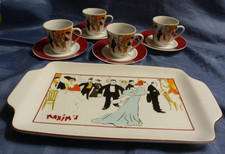 MAXIM'S PARIS : 4 TASSES, 4