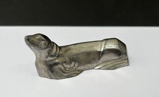 Porte Couteau Sandoz Gallia Christofle Art Déco Animal Otarie Métal Argenté