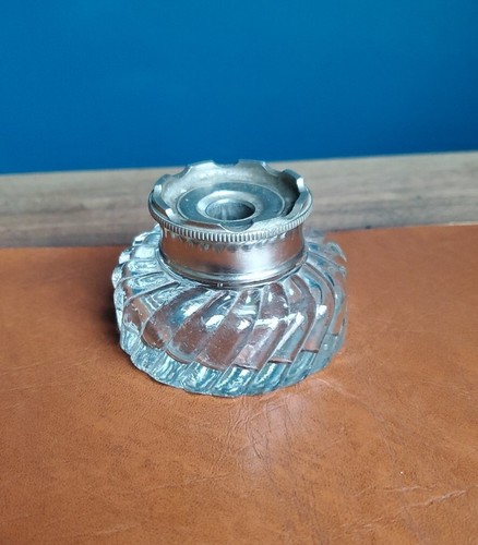 Ancien encrier verre - encrier,