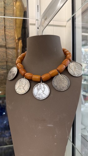 Ancien grand collier berbere - grand,