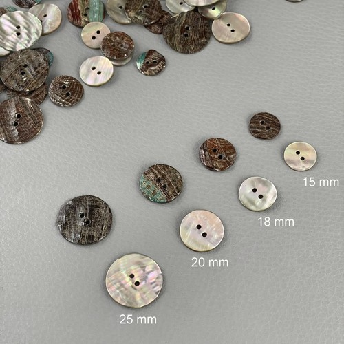 Bouton nacre coquillage