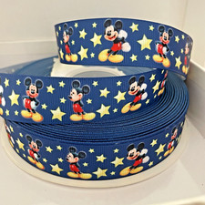 Ruban Gros Grain Mickey Mouse