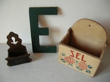 Lot anciennes boîte à sel