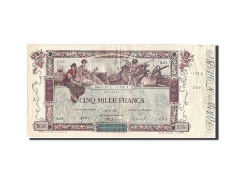 Billet france 5000 - 5000, francs,