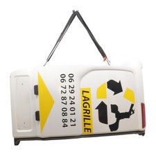 Porte battante arrière gauche - Citroen JUMPY II - Blanc - 00008702A1 - T1-0747X