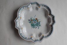 Assiette drageoir faïence