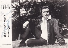 ✒ Photo dédicacée Christian BOREL chanteur acteur