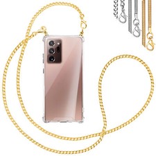 Collier (Chaîne en métal) pour Samsung Galaxy Note20 Ultra 4G/5G Coque avec cord