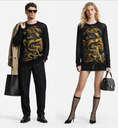Valentino tricot pull mohair - valentino,