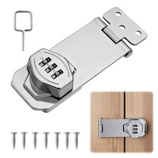 4 Pouces Serrure à Combinaison Pour Placard, Verrou Porte Placard avec Code, ...