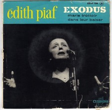 BO FILM OST EXODUS EDITH PIAF MARIE TROTTOIR EP45T 3TITRES PORT A PRIX COUTANT