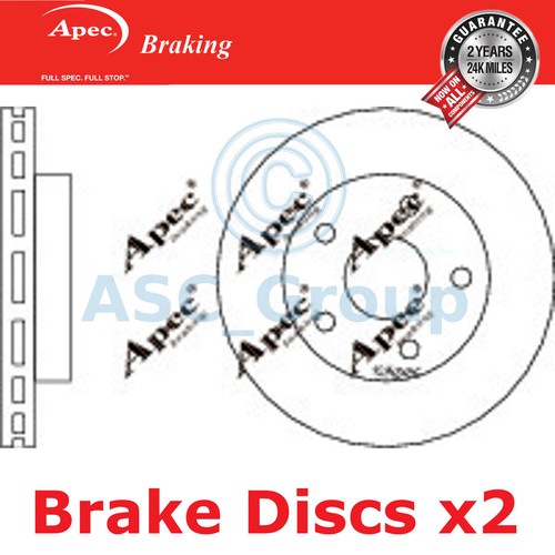 Apec braking 255mm ventilé - 2x,