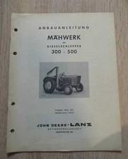 John Deere Lanz Tractor 300 +