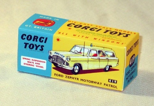 Corgi toys 419 ford zephyr - ford,