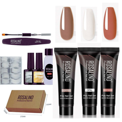 Kit complet poly gel ongles - complet,