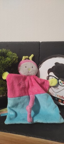 Doudou plat insecte papillon