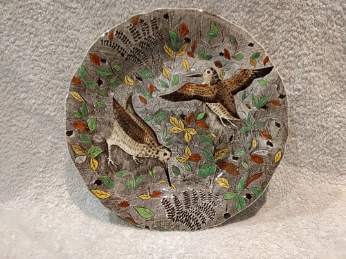 Assiette plate faience - , gien