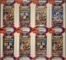 Lot de 8 Booster pokemon EV01 Écarlate et Violet FR sous Blister