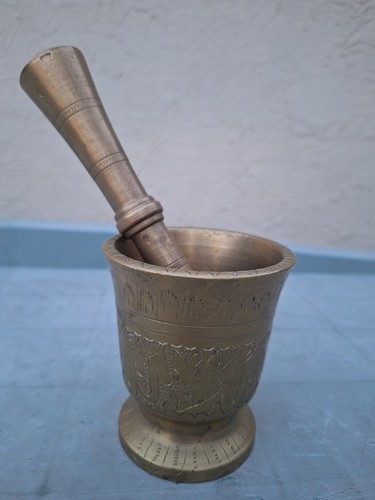 Mortier pilon ancien en - mortier,