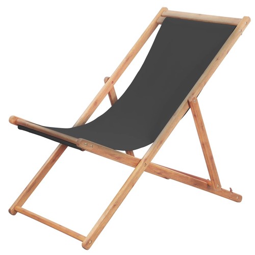 Chaise plage pliante - pliante, tissu