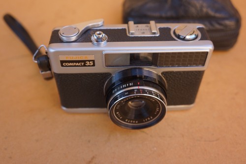 Fujica compact étui cuir - fujica, +