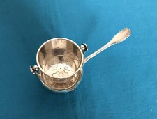 RAVINET D'ENFERT passe thé à bascule en argent massif MINERVE passoire Théière