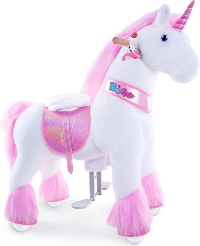 Ponycycle pink unicorn ride - ponycycle®,