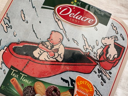 Grande boite biscuit delacre - boite,