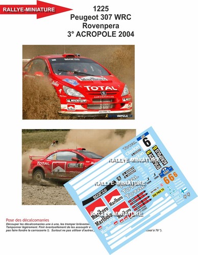 Decals ref 1225 peugeot - 1225,