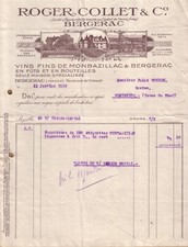 BERGERAC - FACTURE ROGER