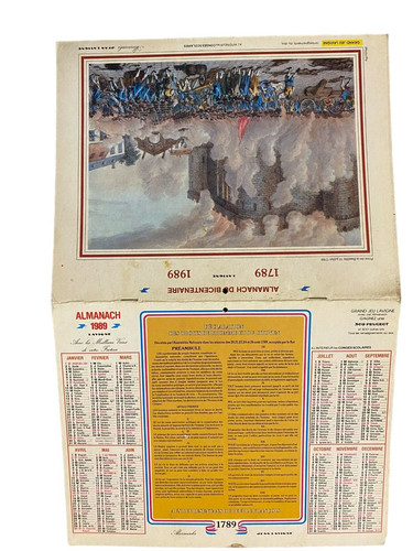 Old calendar poste - poste, le