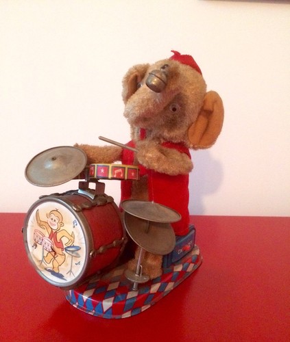 Jouet ancien elephant batteur - ancien,