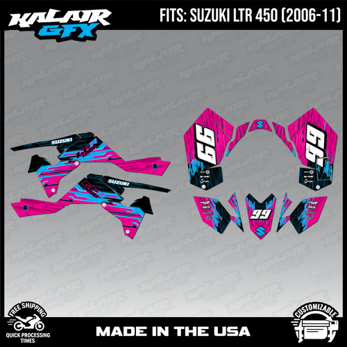 Graphics kit for suzuki atv - for,