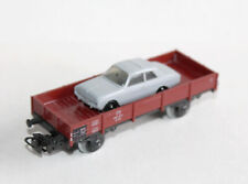 MARKLIN HO REF 4503 WAGON TOMBEREAU PLAT TRANSPORT VOITURE PORTE AUTO DB 464 637