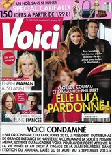 VOICI n°1360 29/11/2013 Clotilde Courau & Emmanuel-Philibert/ Laurence Boccolini