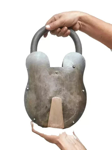 Ancien grand cadenas fait - ancien, 14"