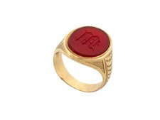 VINTAGE BAGUE CHEVALIERE EN OR