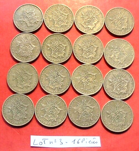 Lot 16 pièces de 10 - 3,