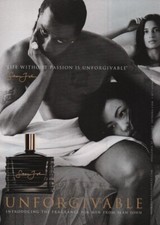 Publicité papier Parfum. Perfume ad. SEAN JOHN Unforgivable 2007