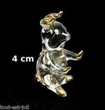 magnifique cochon en verre