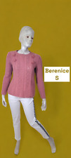 Berenice Taille 36  ? Superbe pullover rose femme pull Laine Cachemire
