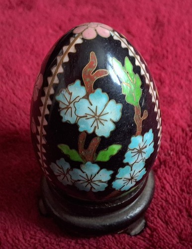 Oeuf laiton cloisonné - oeuf,