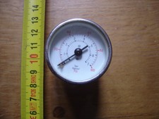 Ancien Manomètre SANS MARQUE modèle 0 à 7 Bars 0 a 100 PSI LOFT GARAGE