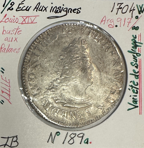 Ecu aux insignes louis - ecu,