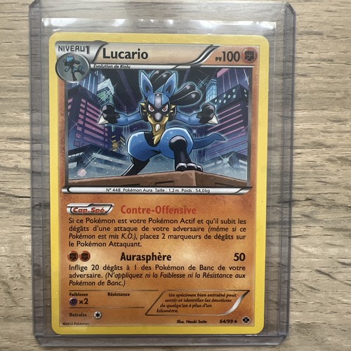 Carte pokemon lucario - carte,