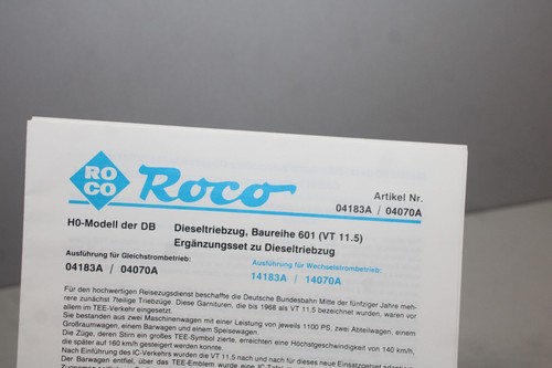 Roco manuel exploitation - roco, d’exploitation