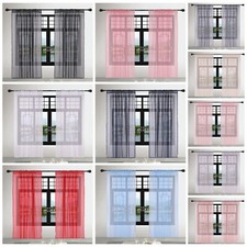 Rideaux voile paire 2 - rideaux, (2