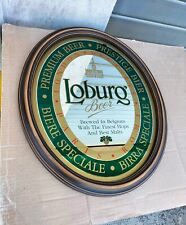 Cadre À Miroir De BAR Publicitaire de Collection Bière Spéciale Loburg Beer